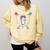 Baseball 6 Year Old Ice Cream Drip 6th Birthday Boys Player Comfort Colors Sweatshirt Blue Spruce