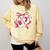 Baseball 67 Six Seven Gen Alpha Meme Valentine's Day Comfort Colors Sweatshirt Blue Spruce