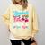 Baseball Or Bows Uncle Loves You Gender Reveal Comfort Colors Sweatshirt Blue Spruce