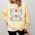Baseball Catcher Ugly Christmas Sweater Pattern Sports Xmas Comfort Colors Sweatshirt Blue Spruce
