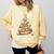 Baseball Christmas Tree Light Xmas Baseball Comfort Colors Sweatshirt Blue Spruce