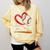 Baseball Daddy Baseball Heart Family Matching Comfort Colors Sweatshirt Blue Spruce