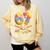Baseball Drip Ice Cream Number 67 Player Lifestyle Comfort Colors Sweatshirt Blue Spruce