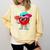 Baseball Drip Ice Cream Valentines Day Baseball Sport Boys Comfort Colors Sweatshirt Blue Spruce