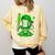 Baseball Drip Icecream Apparel Youth Boy St Patricks Day Comfort Colors Sweatshirt Blue Spruce