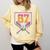 Baseball Drip Number 67 Fun Six Seven 6 7 Meme Comfort Colors Sweatshirt Blue Spruce