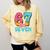 Baseball Drip Number 67 Player Trendy 6 7 Meme Comfort Colors Sweatshirt Blue Spruce
