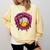 Baseball Drip Pink Glove Respect The Drip Youth Boys Girls Comfort Colors Sweatshirt Blue Spruce