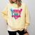 Baseball Ice Cream Drip 100 Days Of School Boys Girls 100th Comfort Colors Sweatshirt Blue Spruce