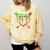 Baseball Ice Cream Drip Number 67 Player 6 7 Christmas Pjs Comfort Colors Sweatshirt Blue Spruce