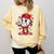 Baseball Ice Cream Valentine Dripping Game Day Men Boys Kids Comfort Colors Sweatshirt Blue Spruce
