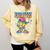 Baseball Life Style Apparel Youth Drip Baseball Boys Kid Comfort Colors Sweatshirt Blue Spruce