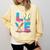Baseball Love Drip Ice Cream Colorful Baseball Comfort Colors Sweatshirt Blue Spruce