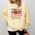Baseball Mama Coffee Game Day Vibes Baseball Mom Comfort Colors Sweatshirt Blue Spruce