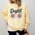 Baseball Mom – Proud Dugout Supporter Comfort Colors Sweatshirt Blue Spruce