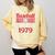 Baseball Mom Since 1979 Comfort Colors Sweatshirt Blue Spruce