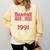 Baseball Mom Since 1991 Comfort Colors Sweatshirt Blue Spruce