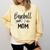 Baseball Mom Cute Arrow Father's Mother's Xmas Day Comfort Colors Sweatshirt Blue Spruce