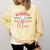 BASEBALL MOM Fun RETRO LOOK Comfort Colors Sweatshirt Blue Spruce
