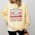 Baseball Mom I'm Not Yelling Support Cheerleading Comfort Colors Sweatshirt Blue Spruce