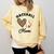 Baseball Mom Leopard Heart Baseball Player Kids Comfort Colors Sweatshirt Blue Spruce