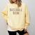 Baseball Mom Leopard Print Baseball Mother's Day Comfort Colors Sweatshirt Blue Spruce