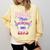 Baseball Mom Loud & Proud Since 1973 Comfort Colors Sweatshirt Blue Spruce