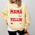 Baseball Mom Mama Baseball Lover Sport Mother's Day Comfort Colors Sweatshirt Blue Spruce