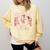 Baseball Mom Mama Mother's Cat In My Baseball Mom Era Comfort Colors Sweatshirt Blue Spruce