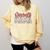 Baseball Mom Pink Baseball Mama Matching Family Daughter Comfort Colors Sweatshirt Blue Spruce