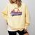 Baseball Mommy Of The Rookie Mom Birthday Baseball Comfort Colors Sweatshirt Blue Spruce