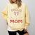 Baseball Moms Mother Kids Girls Boys School Game Comfort Colors Sweatshirt Blue Spruce