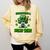 Baseball St Patrick's Day Irish Shamrock Trendy Comfort Colors Sweatshirt Blue Spruce