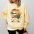 Baseball History Month For Boys Comfort Colors Sweatshirt Blue Spruce