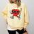 Baseball Valentines Day Heart Boys Sports Love Comfort Colors Sweatshirt Blue Spruce