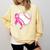 Breast Cancer Awareness Baseball Mom Comfort Colors Sweatshirt Blue Spruce