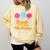 Bruh It's My Birthday Ice Cream Drip Baseball Birthday Comfort Colors Sweatshirt Blue Spruce