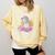 Calm Your Mitts Baseball Ice Cream Drip Crossed Bats Sport Comfort Colors Sweatshirt Blue Spruce