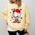 Cute Dripping Baseball Lover Valentines Day Boys Kids Comfort Colors Sweatshirt Blue Spruce
