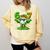 Drip Baseball Irish Shamrock St Patricks Men Boy Kid Comfort Colors Sweatshirt Blue Spruce