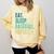 Eat Sleep Baseball Repeat Baseball Player Baseball Comfort Colors Sweatshirt Blue Spruce