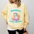 My Favorite Baseball Player Calls Me Dad Ice Cream Drip Comfort Colors Sweatshirt Blue Spruce