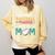 My Favorite Baseball Player Calls Me Mom Baseball Mom Premium Comfort Colors Sweatshirt Blue Spruce