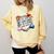 My Girl Might Not Always Swing But I Do Baseball Mom Mama Comfort Colors Sweatshirt Blue Spruce