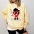 Heart Playing Baseball Valentine Baseball Comfort Colors Sweatshirt Blue Spruce