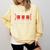 Home Plate Social Club Softball Season Baseball Mom Premium Comfort Colors Sweatshirt Blue Spruce