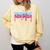 Ice Cream Baseball Cone Dripping Sprinkles Kids Boys Summer Premium Tri-Blend Comfort Colors Sweatshirt Blue Spruce