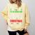 I'Ll Be Home For Christmas Baseball Xmas Comfort Colors Sweatshirt Blue Spruce I'Ll Be Home For Christmas Baseball Xmas Comfort Colors Sweatshirt Blue Spruce