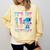 It's My 11th Birthday Baseball Ice Cream Drip Theme Comfort Colors Sweatshirt Blue Spruce