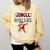 Jingle Ballers Plaid Santa Dabbing Baseball Christmas Comfort Colors Sweatshirt Blue Spruce